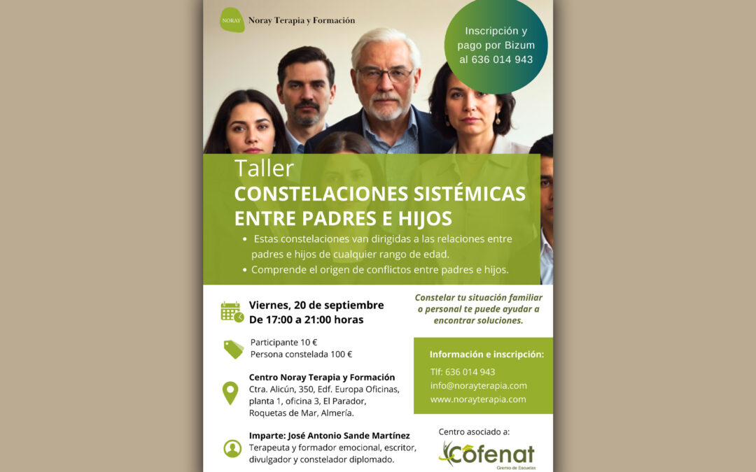 Taller Constelaciones sistémicas entre padres e hijos